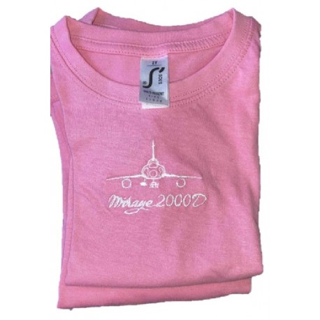 T-shirt enfant Mirage 2000 rose