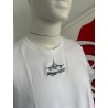 TEE SHIRT MIRAGE 2000D BLANC ECRITURE BLEU